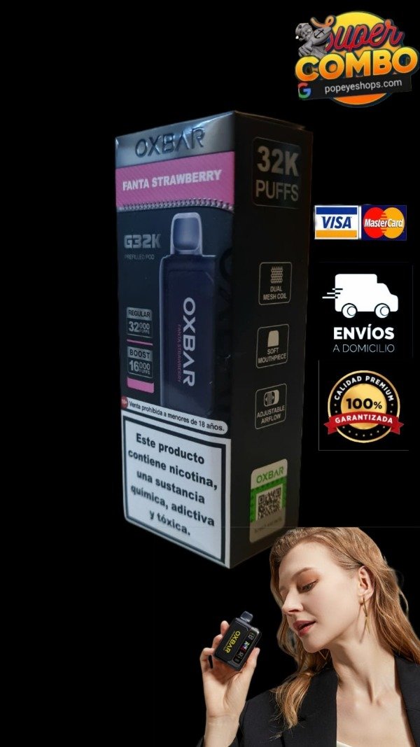 Producto - OXBAR 32 K FANTA STRABERRY
