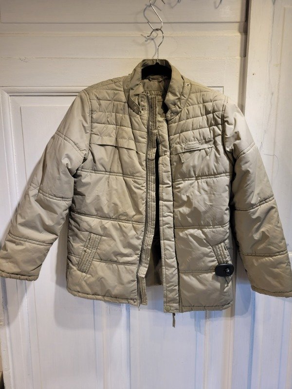 Producto - Campera CHEEKY beige pluma polar interior- Talle 12 años- PRECIO: 56X - 0