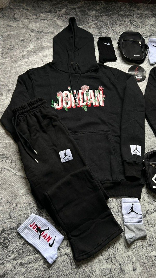 Producto - Conjunto JORDAN ROSE Negro + MEDIAS DE REGALO