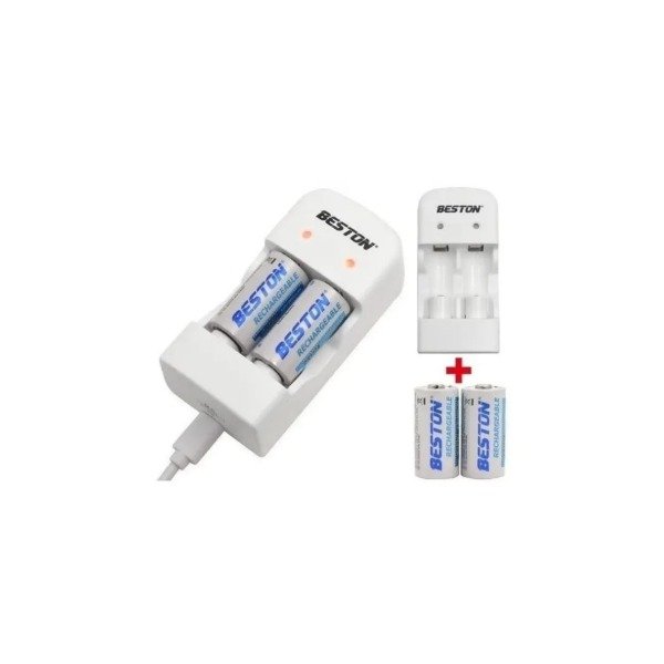 Producto - Cargador De Baterias El-cr123a 16340 Litio 3.0v 600mah