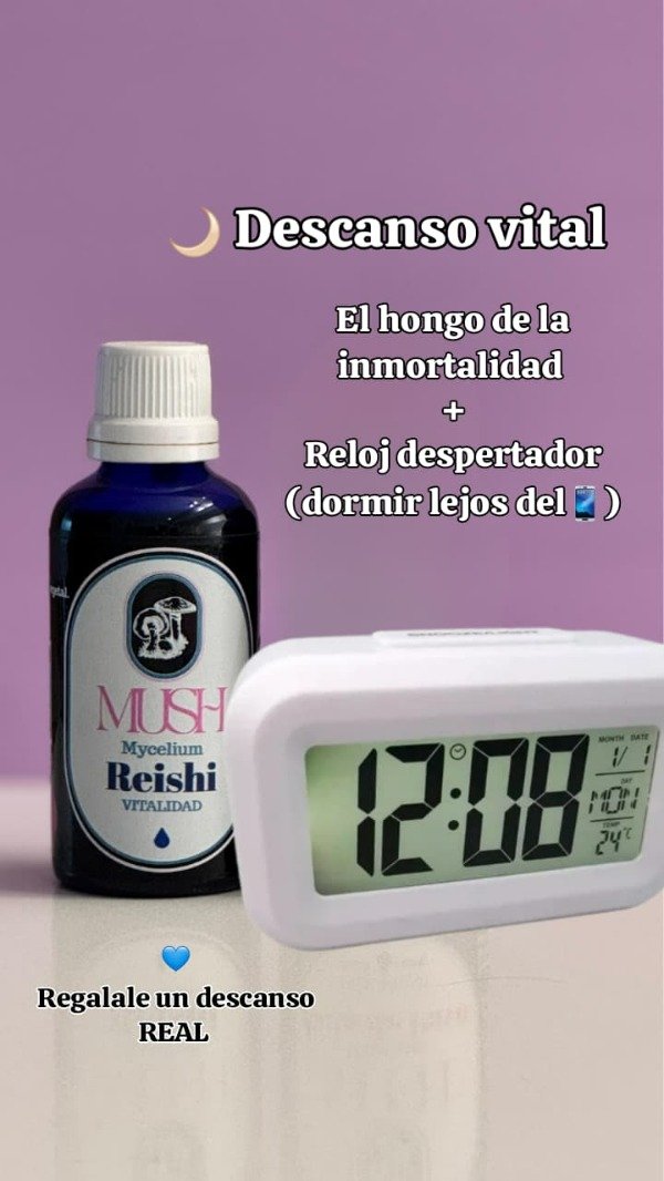 Producto - DESCANSO VITAL : Reishi + reloj despertador