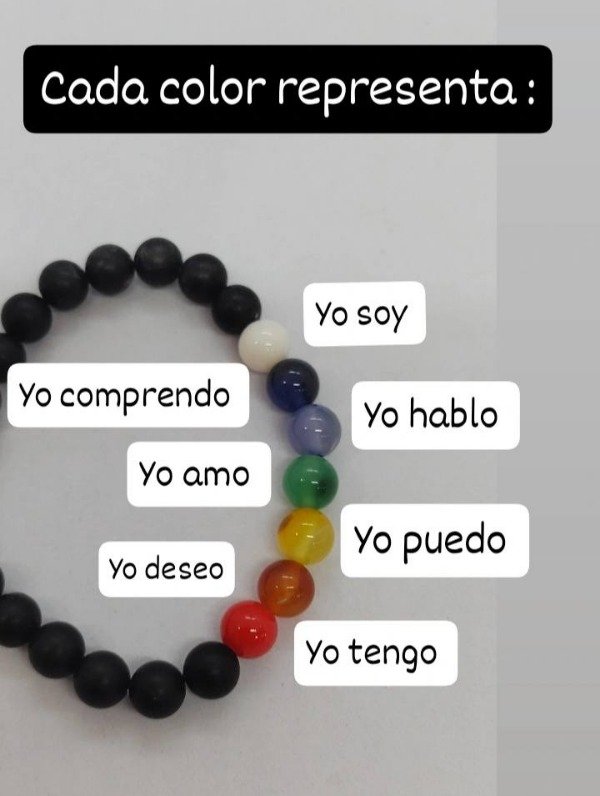 Producto - Pulsera 7 chackras elastizada