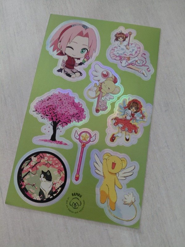 Producto - Planchitas de stickers - Sakura