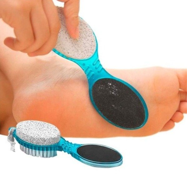 Producto - 4 EN 1 LIMA PIEDRA CEPILLO Y ESCOFINA DE PIES