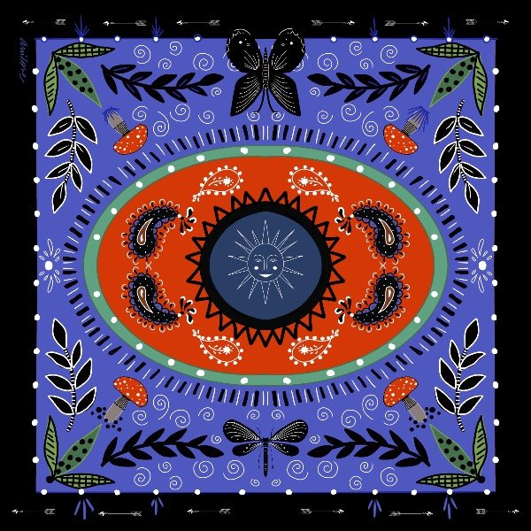Producto - Pañuelo Hippie azul