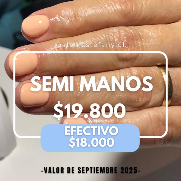 Producto - Semi color en manos
