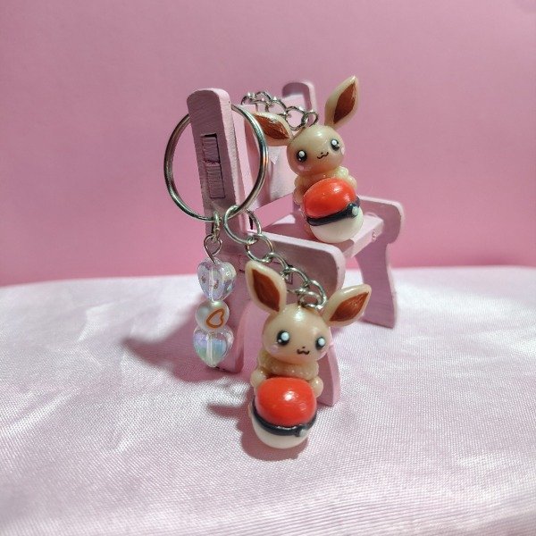 Producto - Llavero Eevee  - Marca Creaciones Sinsajo