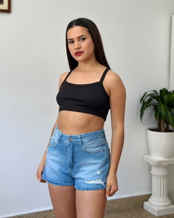 Producto - Short de Jean con roturas