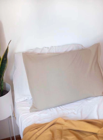 Producto - Almohadon tusor color arena  50x70 cm