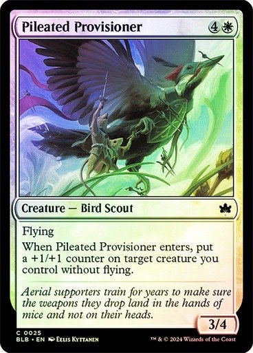 Producto - Pileated Provisioner Foil  Bloomburrow