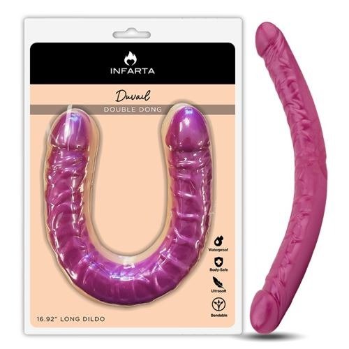 Producto - DOUBLE DONG  DUVAIL 43 CM X 4 CM ULTRA SOFT PREMIUM IMPORTADO INFARTA