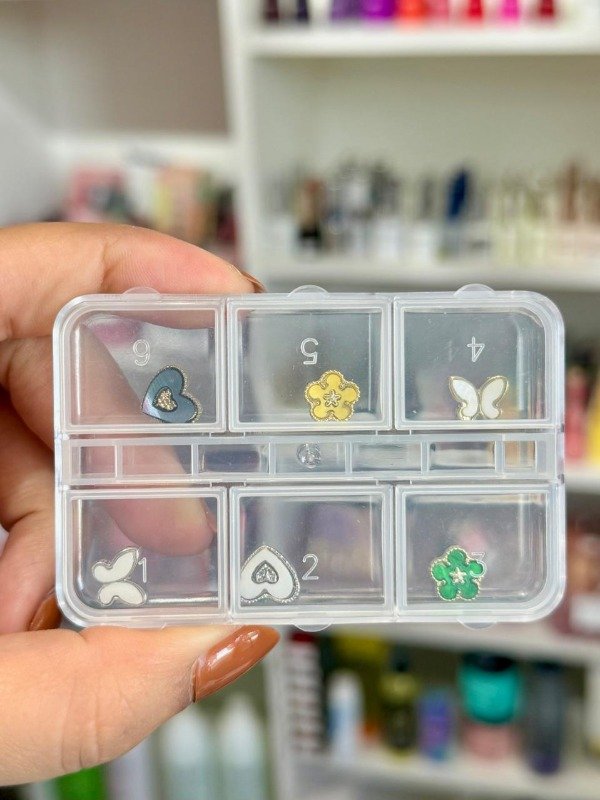 Producto - Apliques flores y corazones