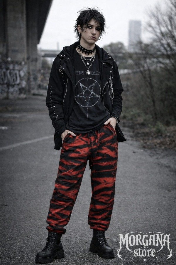 Producto - Pantalón Jogger Batik Rojo Hippy Killer