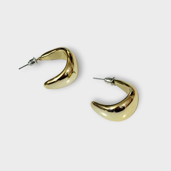 Producto - Aros argolla ancha Dorado