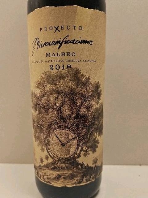 Producto - Microvinificaciones malbec 2018