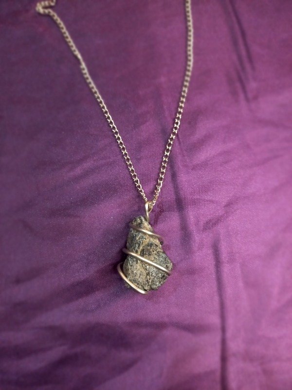 Producto - Collar espiral de Turmalina negra