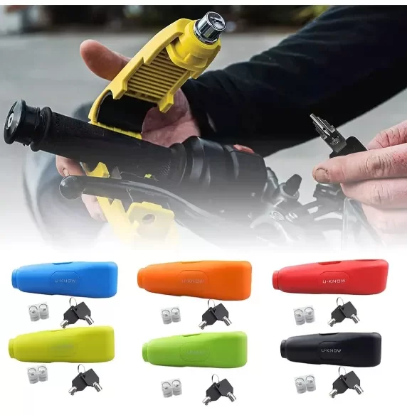 Producto - Traba Freno Manillar Embrague Moto Con Alarma Seguridad