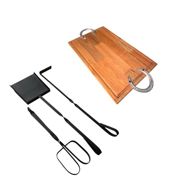 Producto - Palas x3 Premium + Tabla Eucalipto c/ Agarre