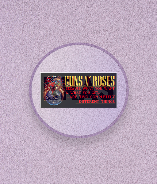Producto - STICKERS UV - GUNS N ROSES -  #1