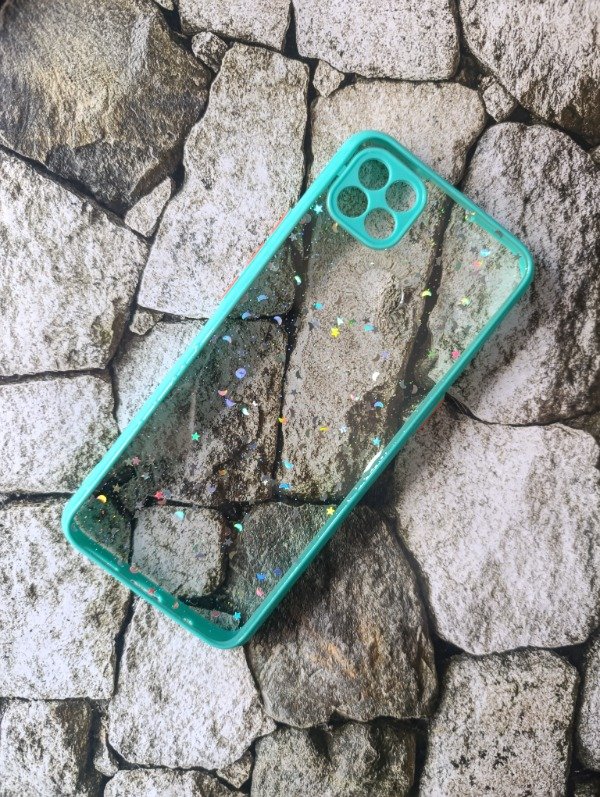 Producto - Funda bumper glam Moto G9 Power verde agua