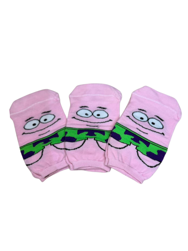 Producto - Par Soquetes Animados Patricio Kids