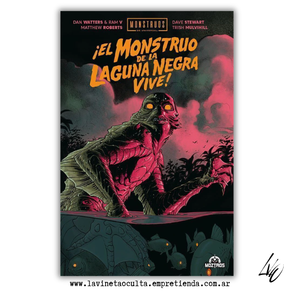 Producto - EL MONSTRUO DE LA LAGUNA NEGRA VIVE - Dave Stewart y Matthew Roberts