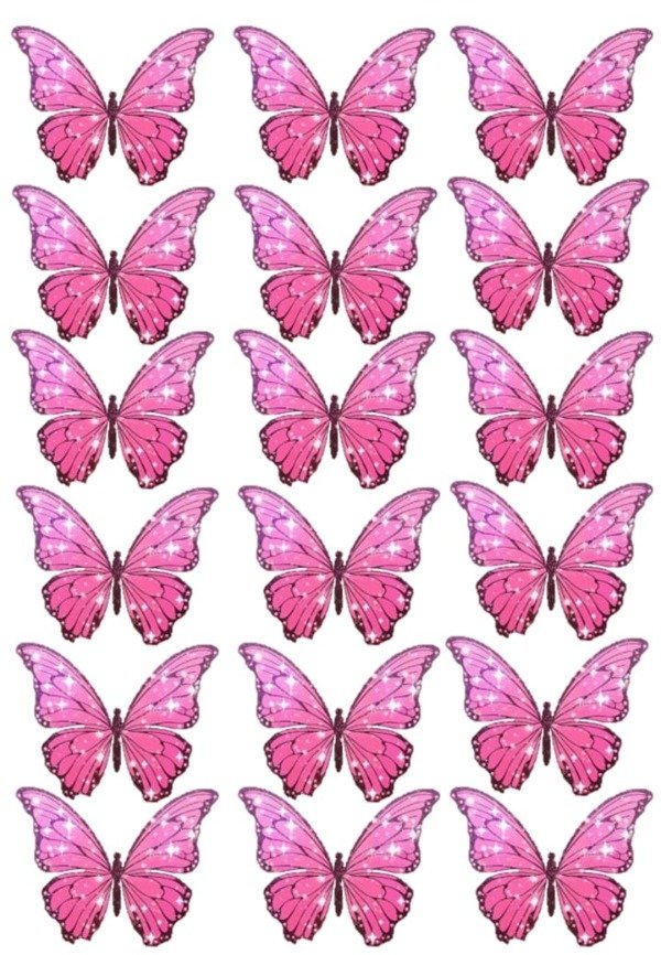 Producto - LAMINA MARIPOSA ROSA 4