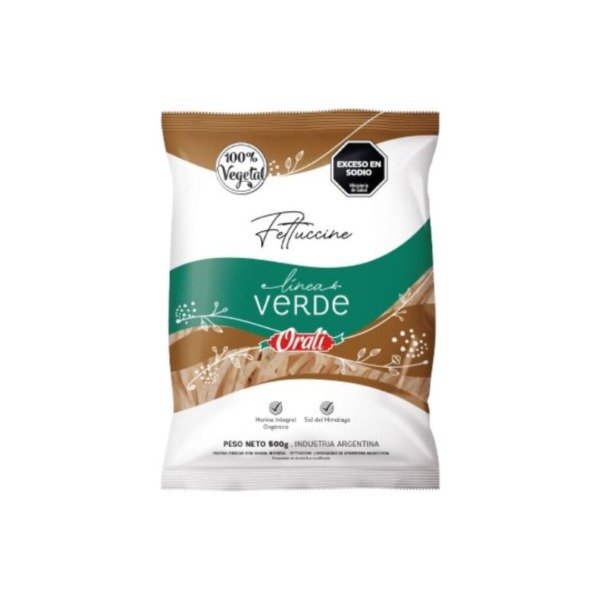 Producto - Fetuccini -ORALI- tallarines integrales veganos x 500gr