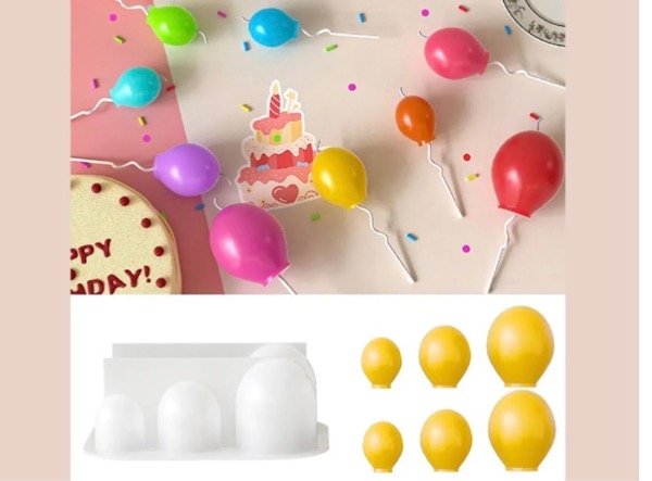 Producto - MOLDE SILICONA X6 GLOBOS - 1