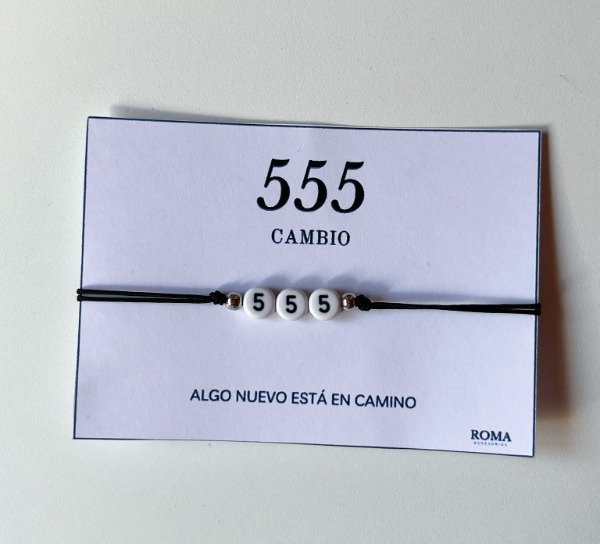 Producto - PULSERA MENSAJE 555