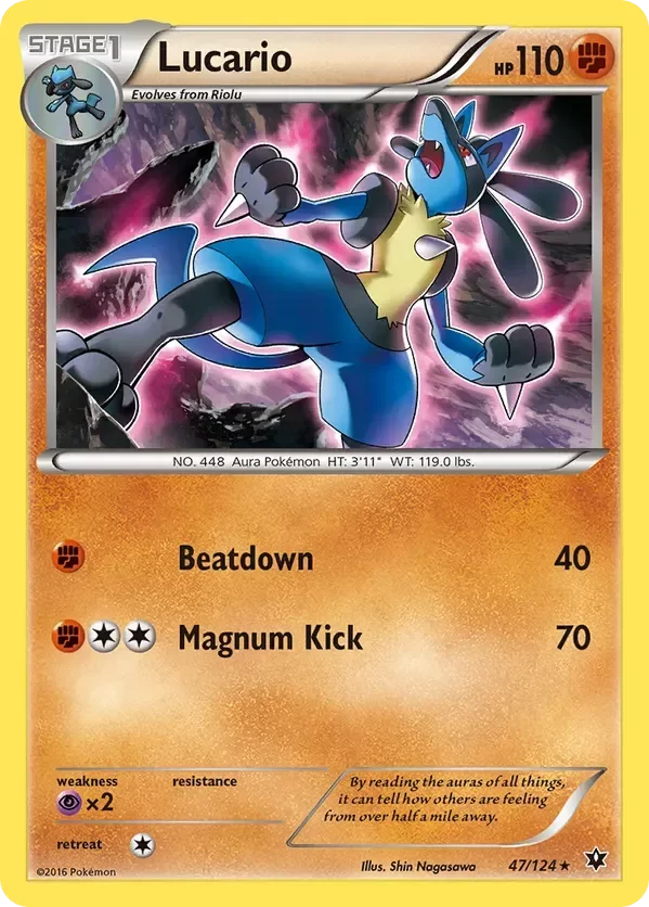 Producto - Lucario - 47/124 - Fates Collide