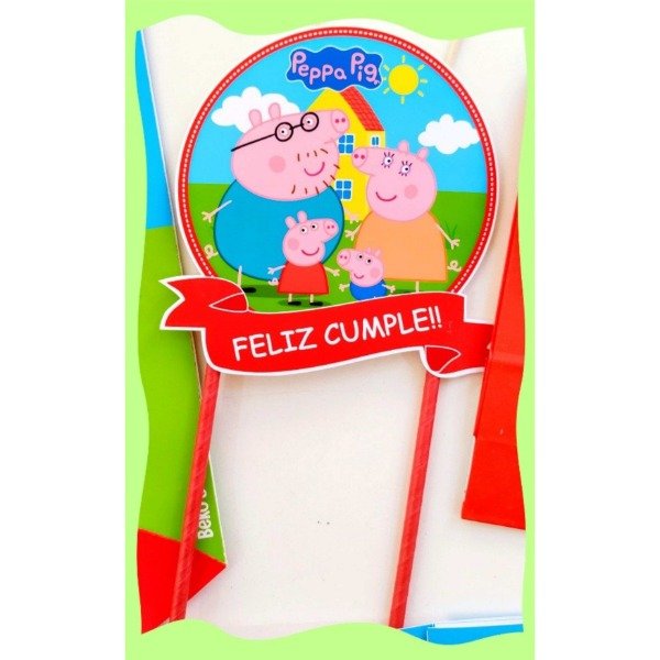 Producto - Familia Pig Topper Torta