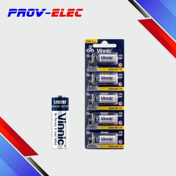 Producto - PILA A23 ALCALINA 12V VINNIC 23A