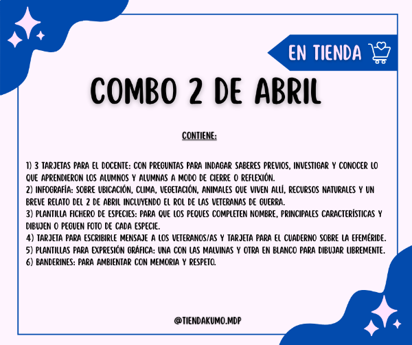 Producto - COMBO 2 DE ABRIL