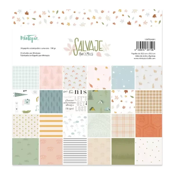 Producto - Salvaje Paper Pad 12x12
