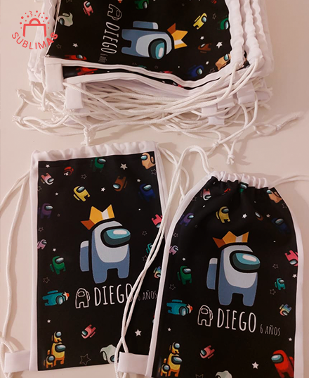 Producto - 15 Mochilas de tela ideal jardin