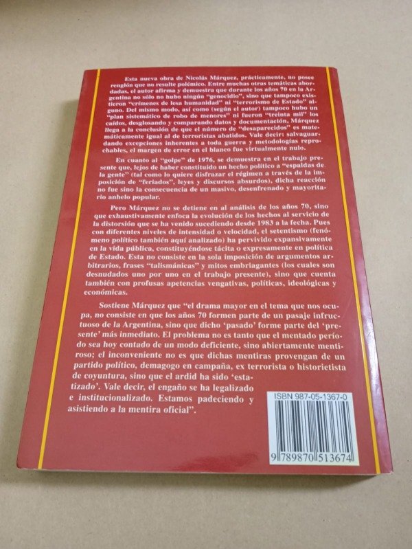 Producto - La mentira oficial - Nicolas Márquez - Ed de autor 2006 - 1