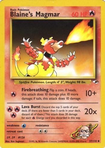 Producto - Blaine's Magmar - 37/132