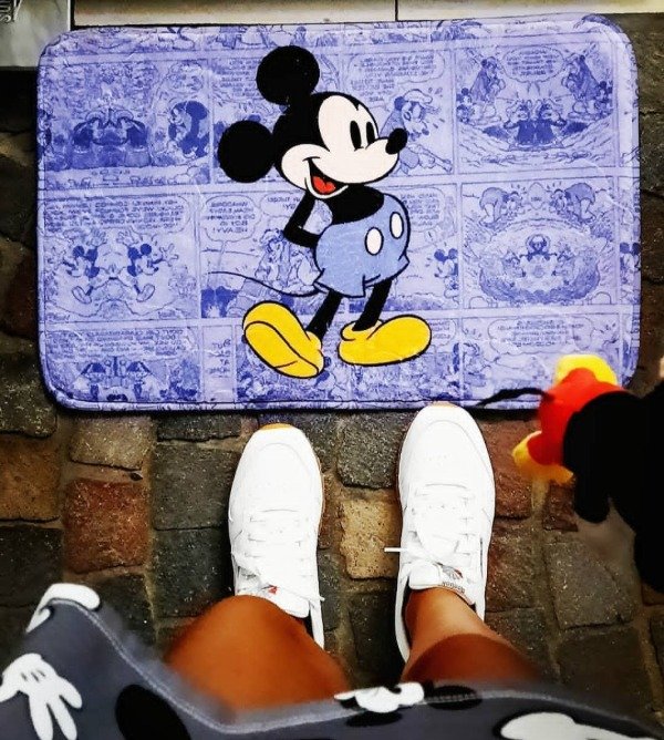 Producto - Alfombra Soft Mickey lila