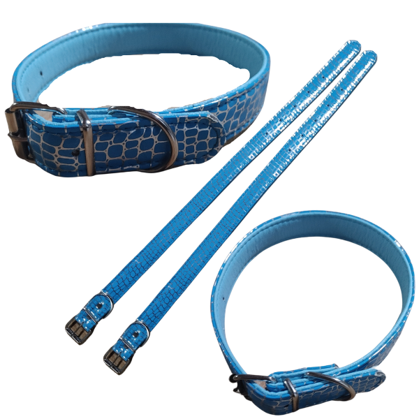 Producto - Collar Para Perros Medianos En Cuero Sintetico 52 Cm - 3