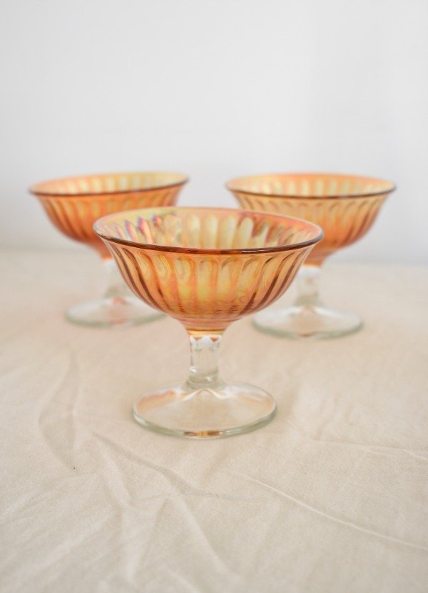 Producto - Set de cuatro copas estilo Carnival Glass - 2
