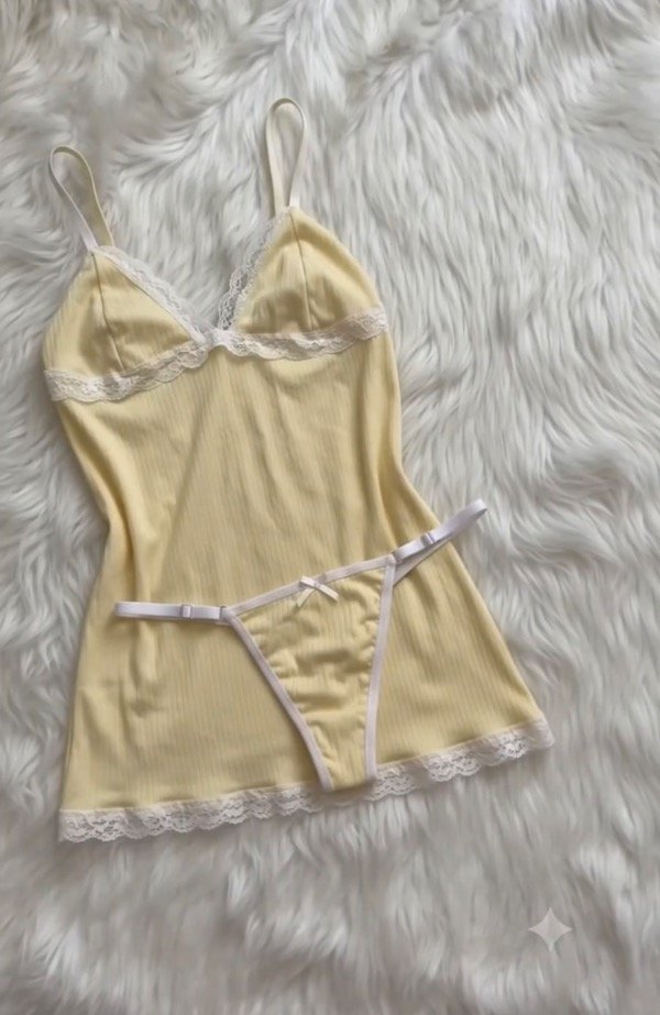Producto - Camisón Sweet Amarillo