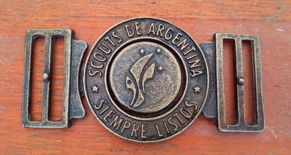 Producto - Hebilla Cinturón Scouts de Argentina (Redonda)