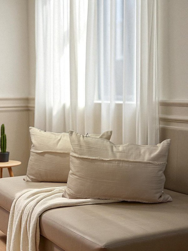 Producto - Almohadon Pach beige 40x60 cm - Fundas desde 20.000