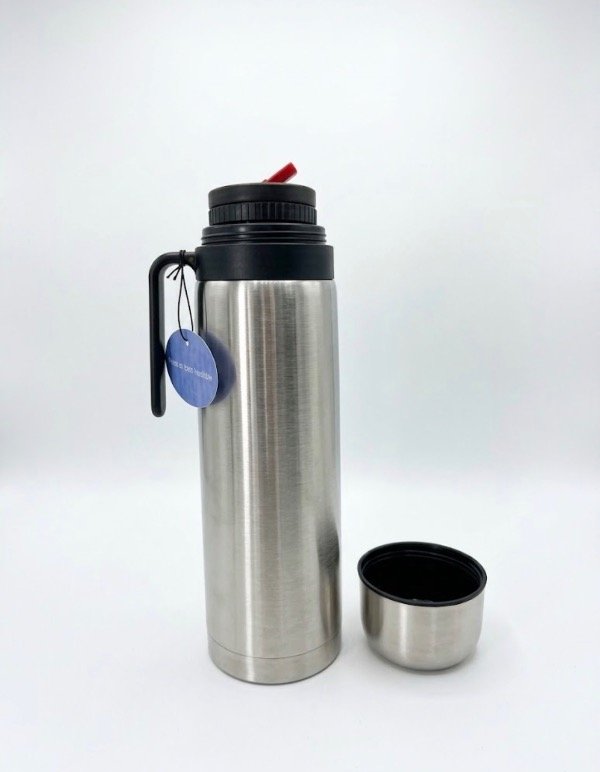 Producto - Termo media manija 1L plateado