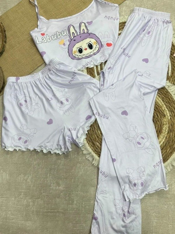 Producto - 16385 - Pijama Dama Top 3 Piezas - 2