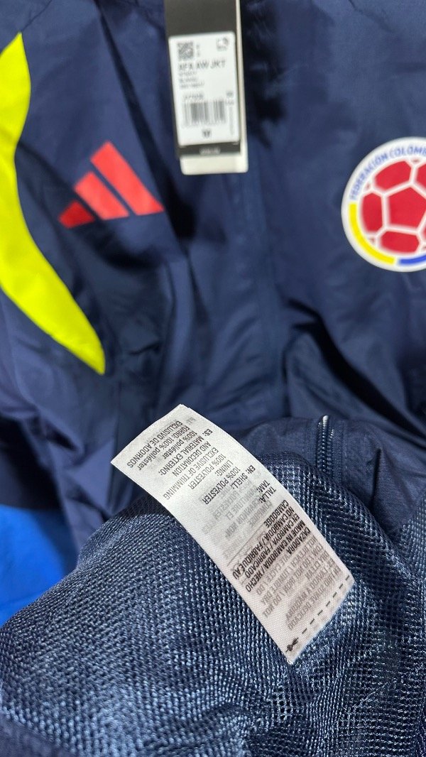 Producto - Campera Selección Colombia Adidas Tiro All Weather 26 Importada - 6