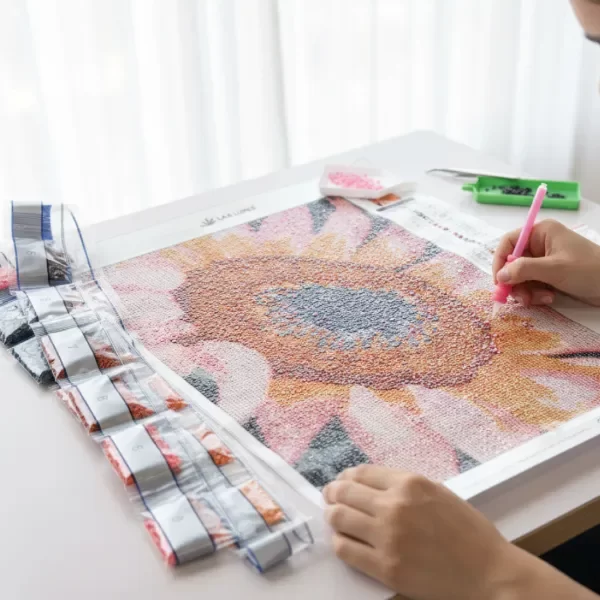 Producto - DIAMOND PAINTING - Girasol rosa - 3