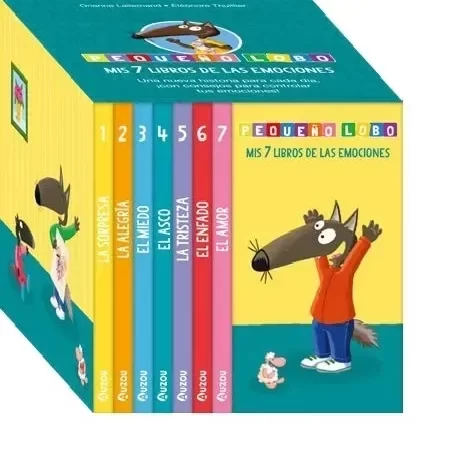 Producto - MIS SIETE LIBROS DE LAS EMOCIONES PEQUEÑO LOBO