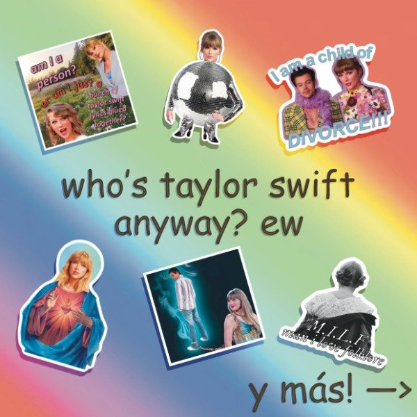 Producto - Stickers 'Who's TS Anyway'